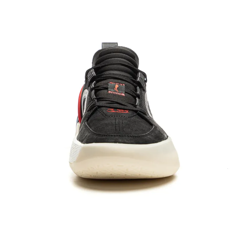 LINING All City 12 Encore Basketball Shoes Men Low Top Black-4