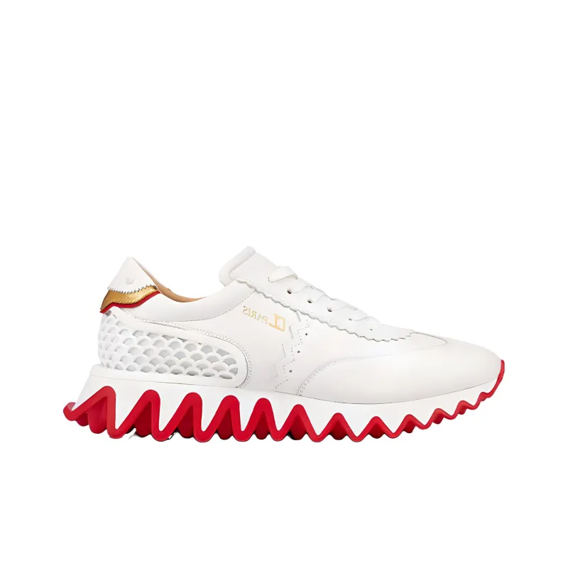CL LUBOTING Shark Low Top Casual Shoes Men's White-1