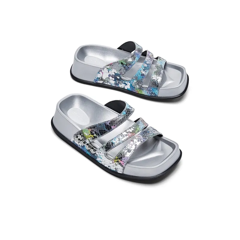 CHERYKALLY Plastic Sole Abrasion-Resistant Quick Dry Slide Slippers Women's-2
