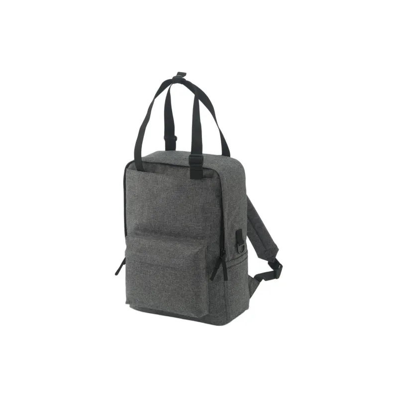 MUJI Polyester Backpack Unisex Gray-1