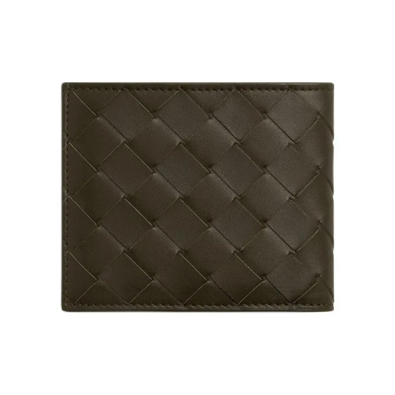 Bottega Veneta Intrecciato Bi Fold Wallet-1