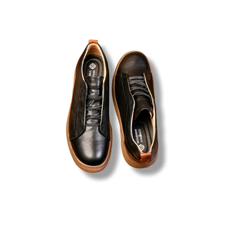 Brounvanm Slip Resistant Breathable Low Top Casual Shoes Men's-2