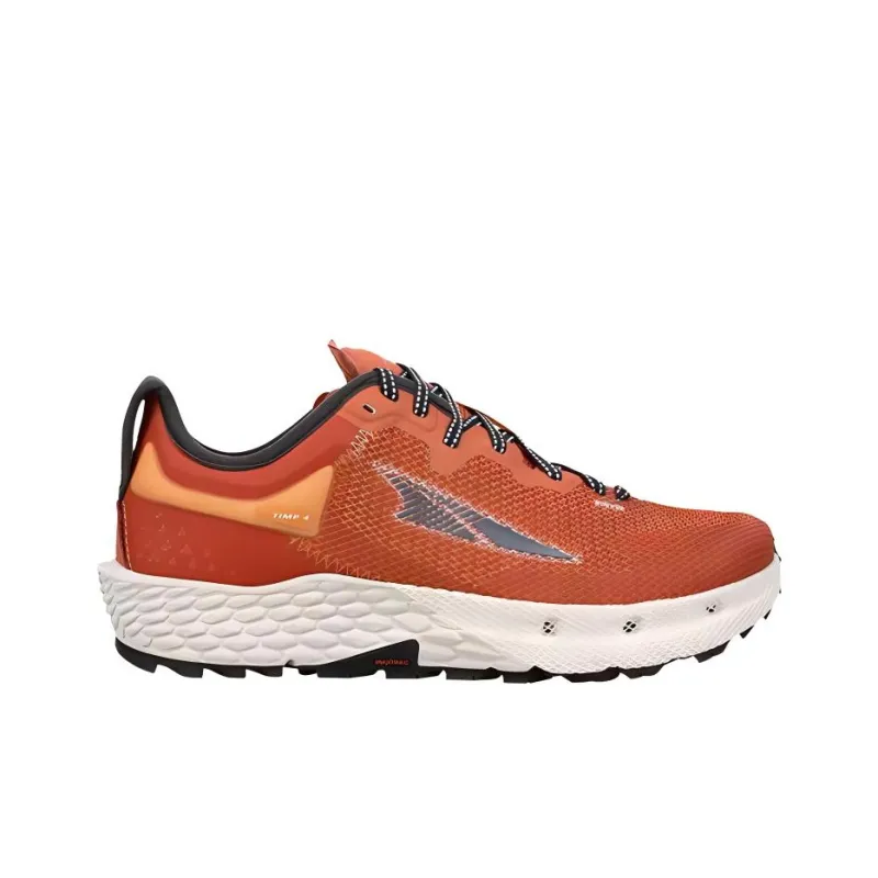 Altra Timp 4 Cushioned Slip-Resistant Low-Top Trail Running Running Shoes Women's Red Orange-1