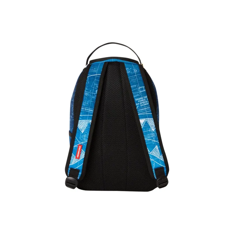 SPRAYGROUND Fabric Backpack Mini Unisex Blue-4