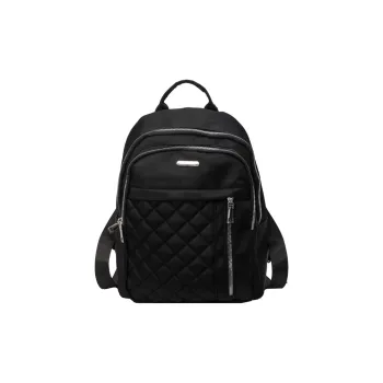Parker Bear Fabric Backpack Unisex Black/Ecru/Burgundy/Gray/Pink
