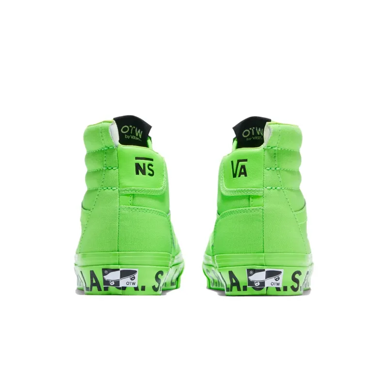 Vans Otw Sk8 Hi Clash The Wall SR. Studio LA. Ca Green Gecko-2