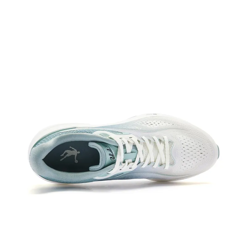 QIAODAN Shadow 1.0 Running Shoes Men Low Top Birch White/Mountain Shadow Green-3