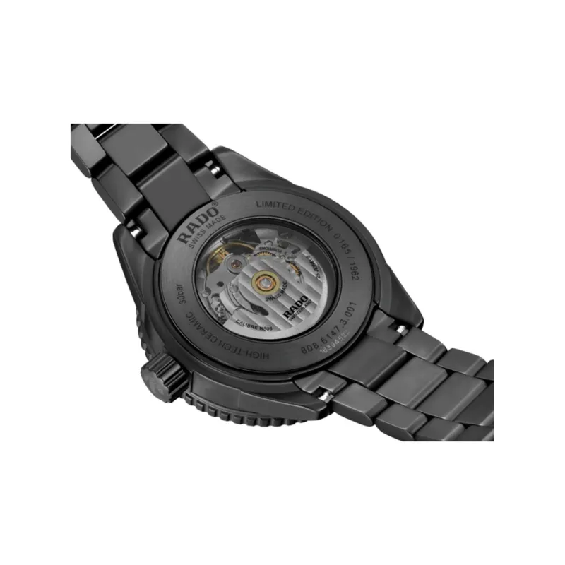 RADO Automatic Mechanical Movement Men's Watches Watch 43mm Cut-Out Dial Ceramic Watch Case Ceramic Strap-3