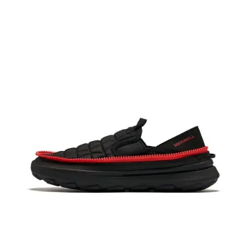 MERRELL Hutmoc 2 Lightweight Low Top Outdoor Shoes Men's Black Red