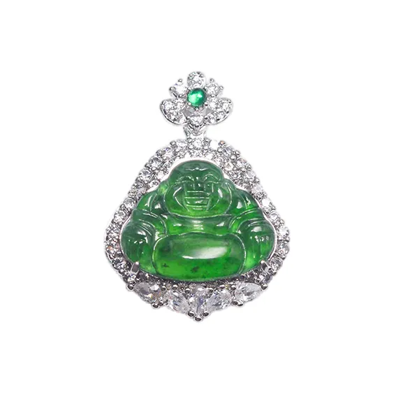 Miyu Gangnam Ice Glutinous Jadeite Pendants Women's-2