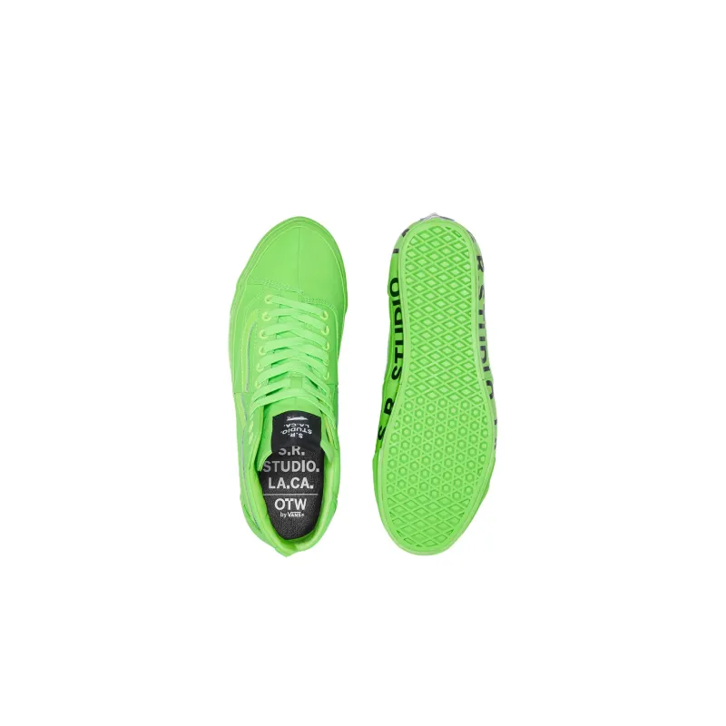 Vans Otw Sk8 Hi Clash The Wall SR. Studio LA. Ca Green Gecko-4