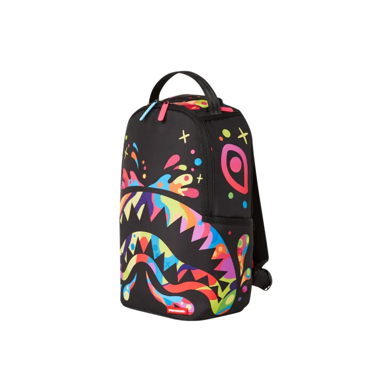 SPRAYGROUND Fabric Backpack Mini Unisex Black & Multicolor-2