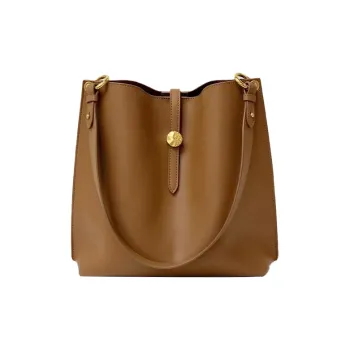YOCAMU Genuine Leather Tote Bag Shopping Bag Portable Crossbody Bag Shoulder Bag Women's Multicolor