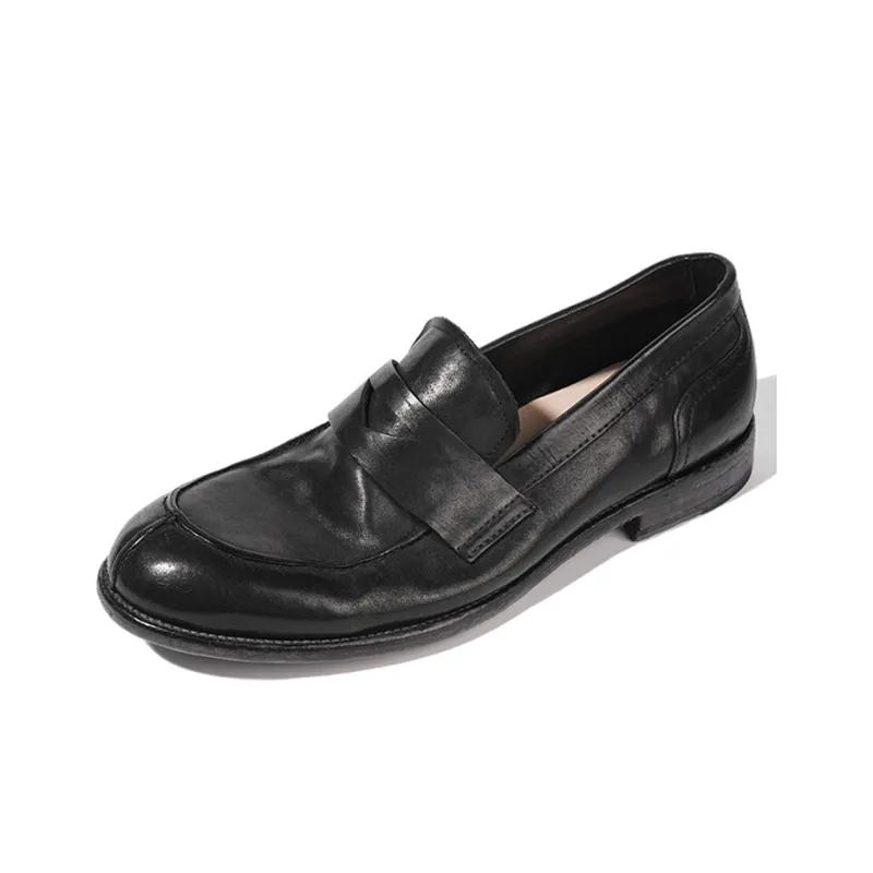 Vibram X Dreambox Loafers Men Black/Morandi Green-1