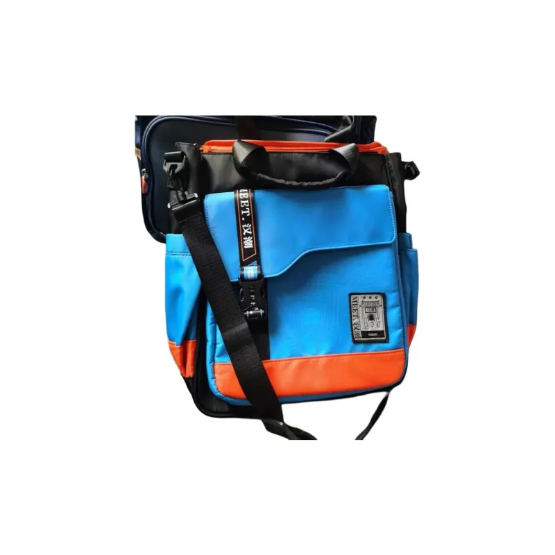 KAKAXI Microfiber Leather Backpack Regular Men's Navy Blue/Blush Pink-1
