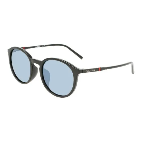 NAUTICA Metal Oval Sunglasses Unisex Black
