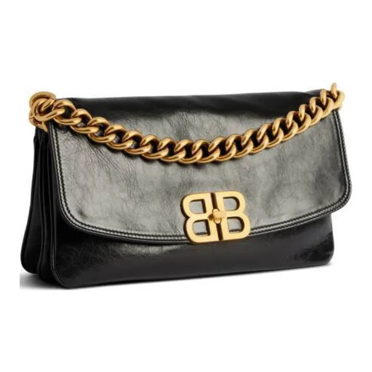 Balenciaga Bb Soft Medium Flap Shoulder Bag-2