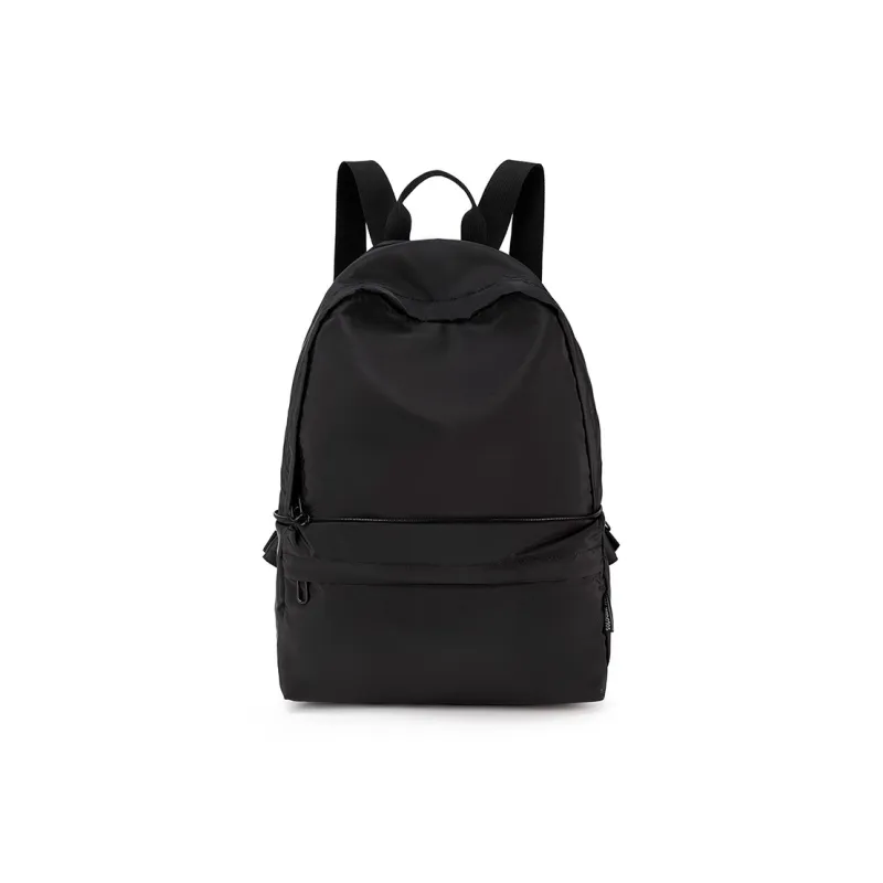 MISZAPATOS Polyester Backpack Regular Unisex Black/Orange/Khaki Green/Lemon/Red/Navy Blue-7
