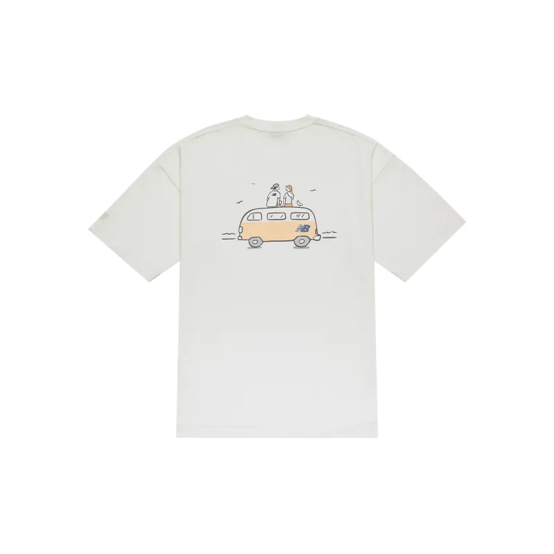 New Balance x PK SHEJISHILIANMINGKUAN T Shirt Unisex White-0