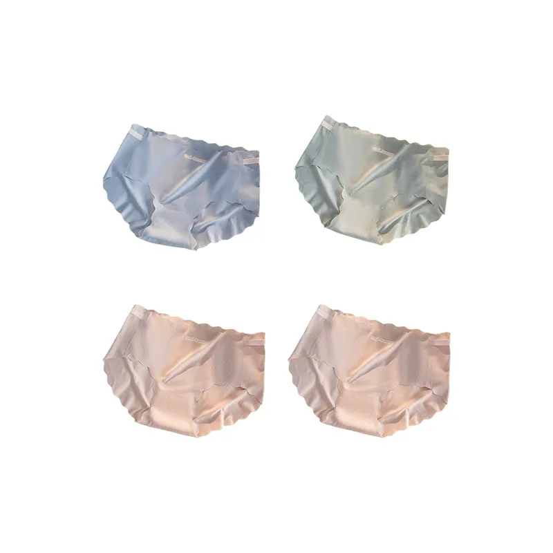 Flowers In Water Underpants Women's 4 Pack-16