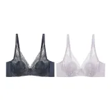 Petal Underwear-Space Gray+Purple
