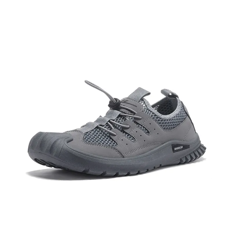 WARRIOR Outdoor Shoes Men Low Top Gray-1