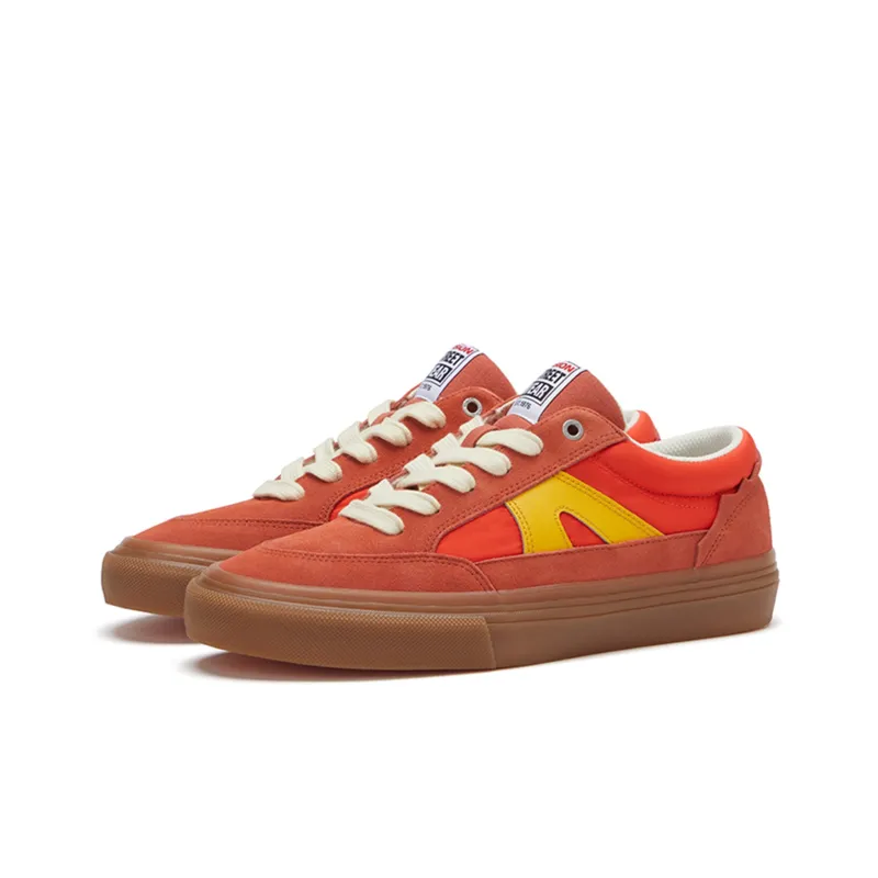 Vision Street Wear Stick Low Top Skateboard Shoes Unisex Spessartine Orange-2