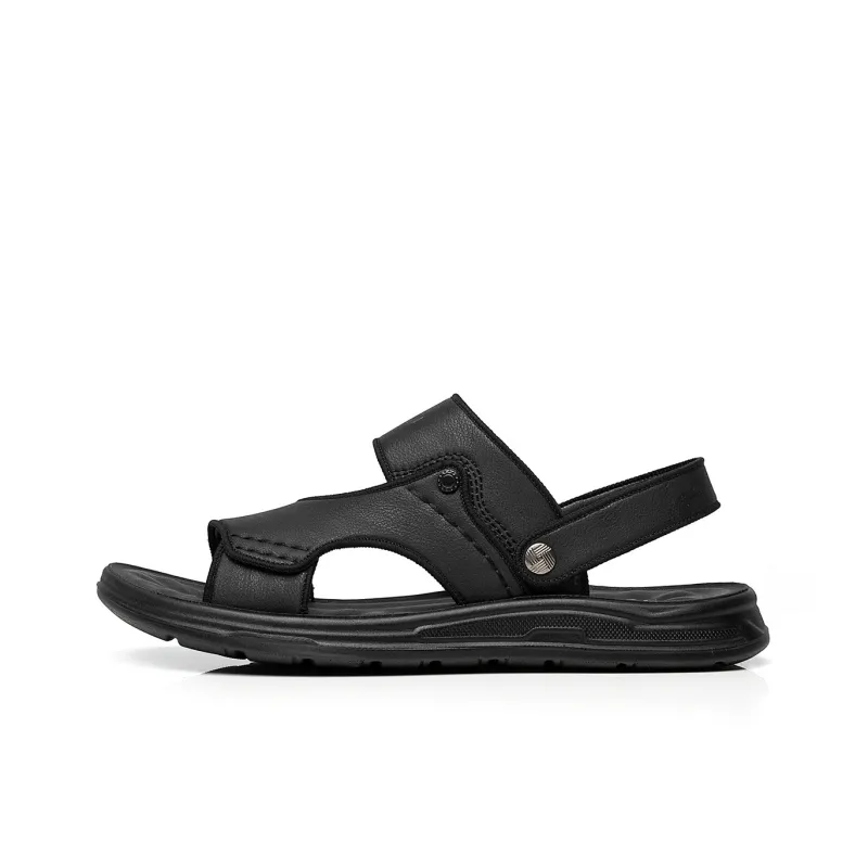 TT&MM Beach Sandals Men Black-0