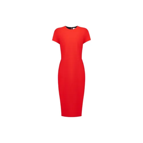 Victoria Beckham Short-Sleeved Dresses Women's Red