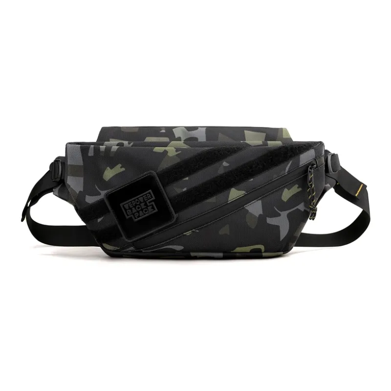 Alcohol Dragon Nylon Fabric Sling Bag Regular Unisex Black/Army Green/Camouflage/Gray/Dark Blue-0