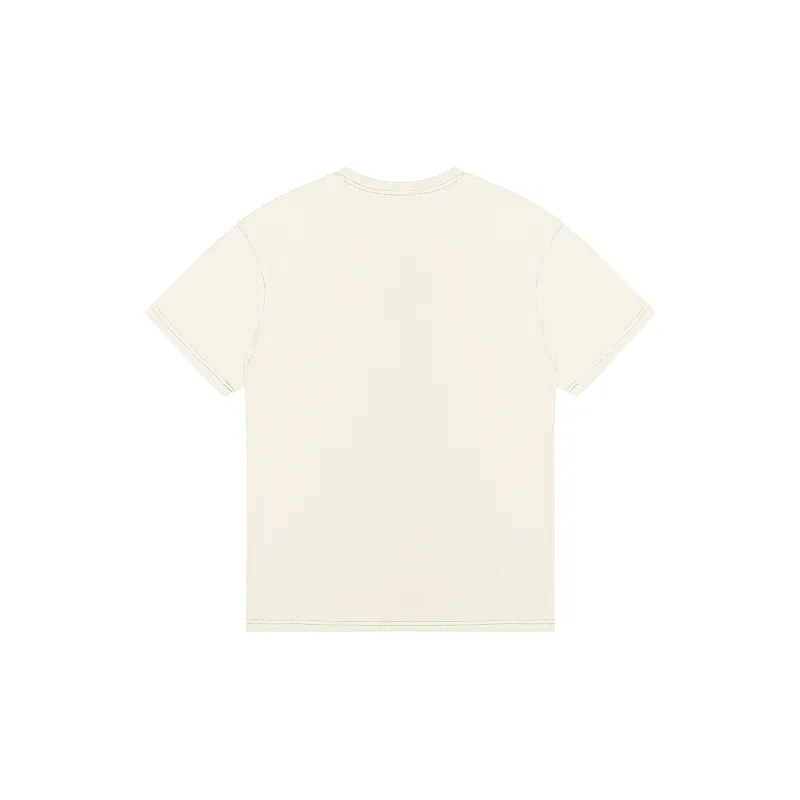 Teach Peace T Shirts Unisex Beige-1