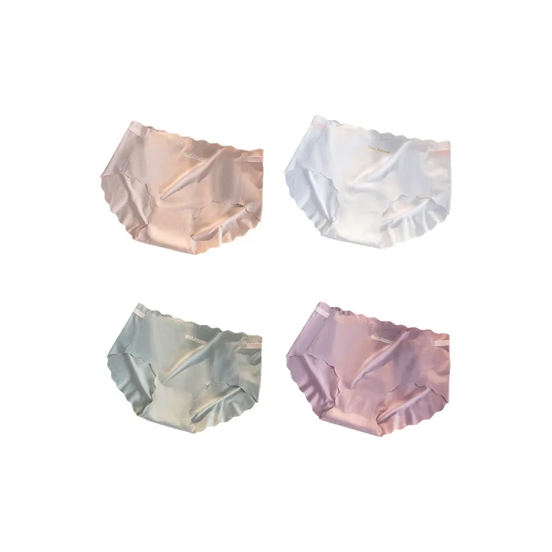 Flowers In Water Underpants Women's 4 Pack-1