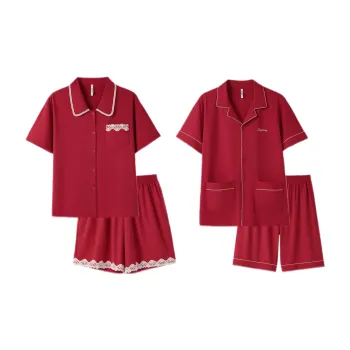 Aannsfam Pajama Set Unisex Second Burgundy