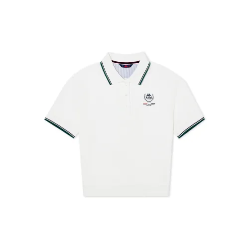 Kappa 1916 Polo Shirts Women's Korean White