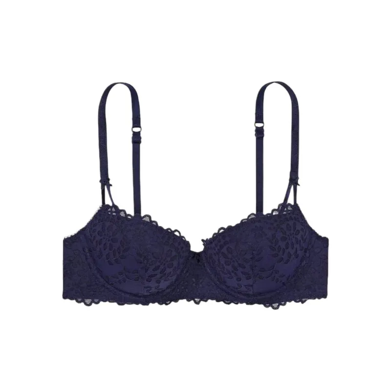 Victoria's Secret PINK Bra Women's Midnight Marine Blue-0