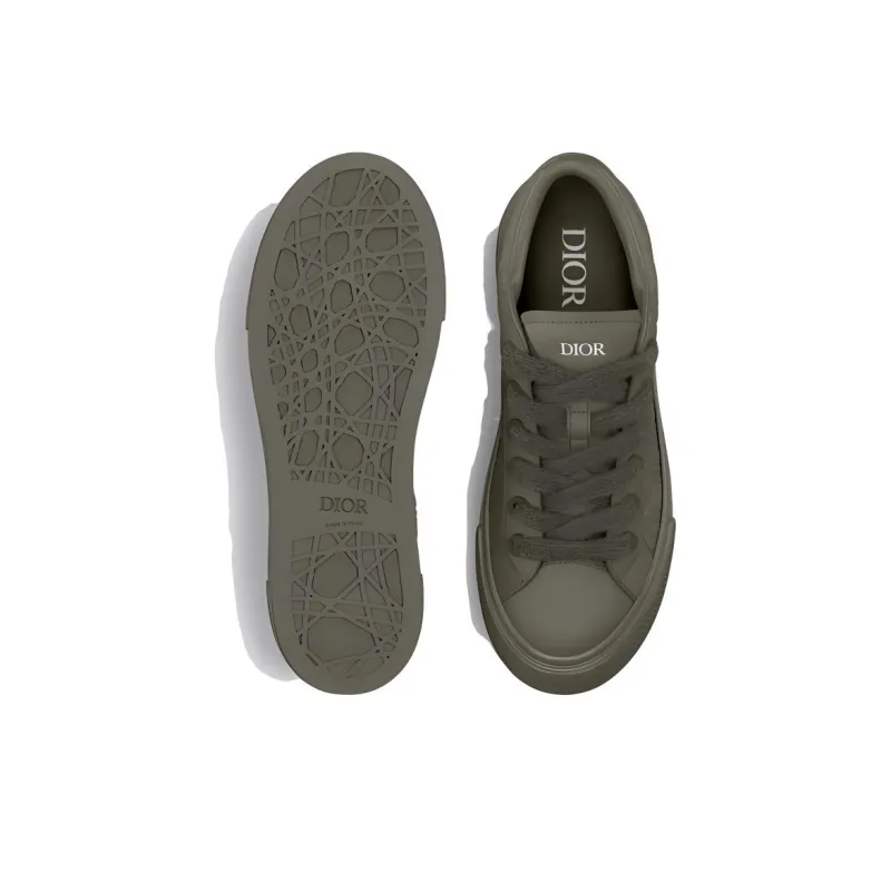 DIOR B33 Platform Shoes Skateboard Shoes Men's Green-4