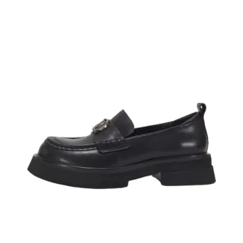 Teenie Weenie Loafers Women's Black/Ivory White