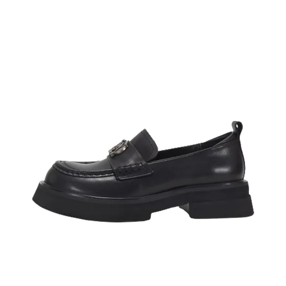 Teenie Weenie Loafers Women's Black/Ivory White-0