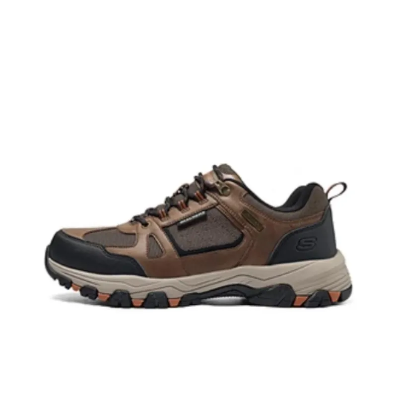 Skechers SKECHERS MENS USA Breathable Support Rebound Low Top Outdoor Shoes Men's Brown Black-0