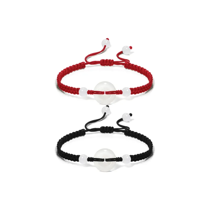 Bermuda Eyes Chalcedony Jade Bracelets Unisex-4