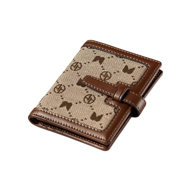 AOKANG Fabric Coin Purse Mini Women's Ebony Coffee-3