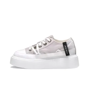 Inuikii Matilda Low-Top Canvas Shoes Women's Light Gray