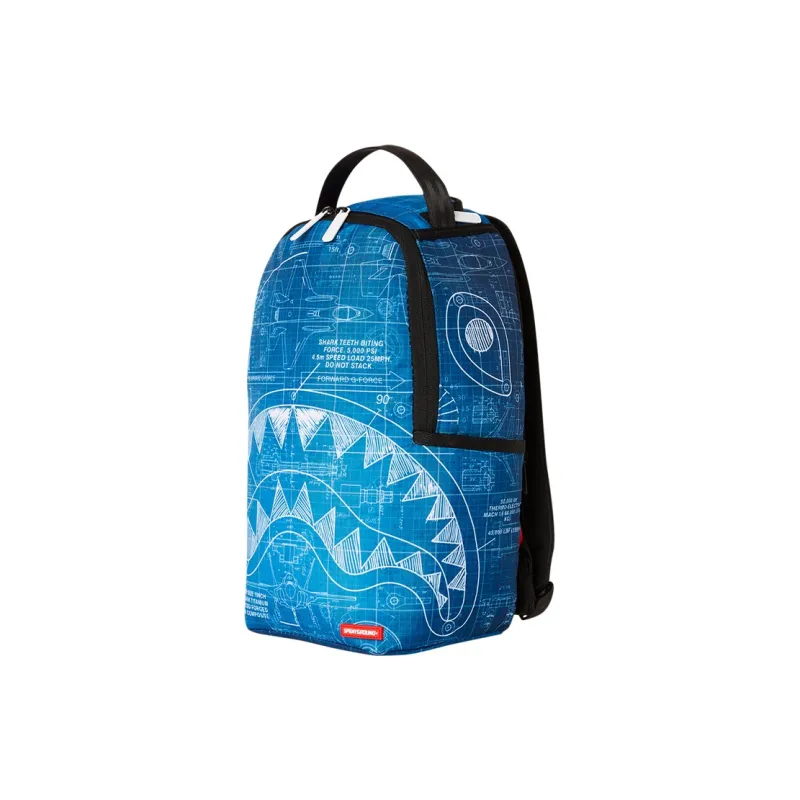 SPRAYGROUND Fabric Backpack Mini Unisex Blue-1