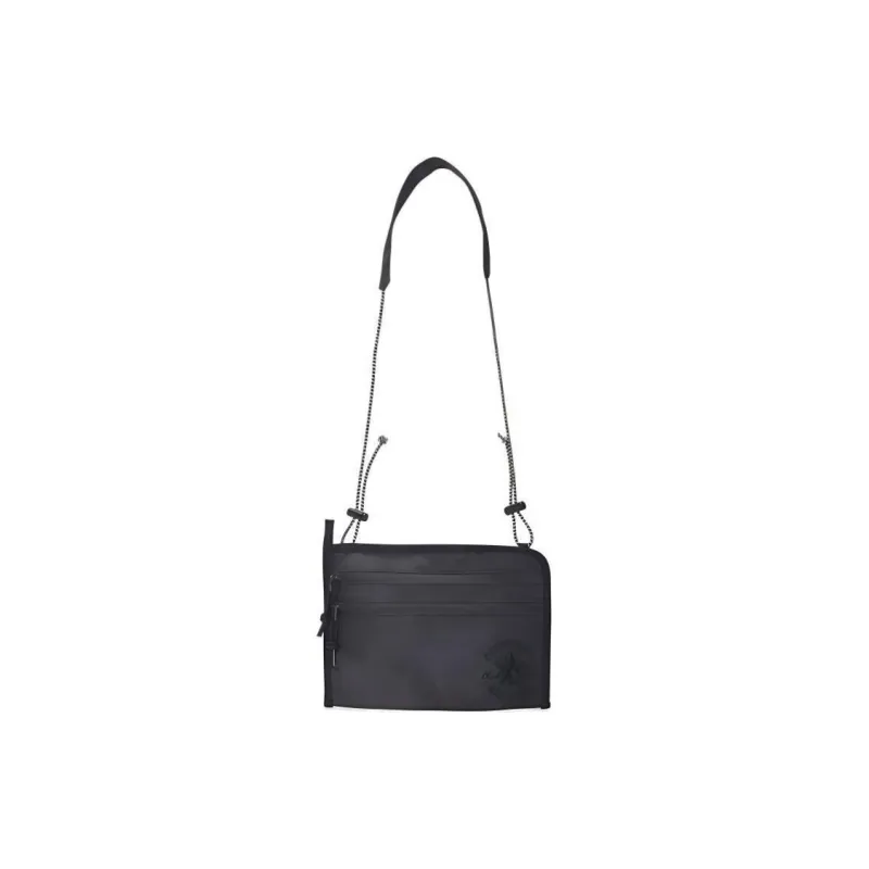 Converse Musette Polyester Shoulder Bag Crossbody Bag Regular Unisex Black-3