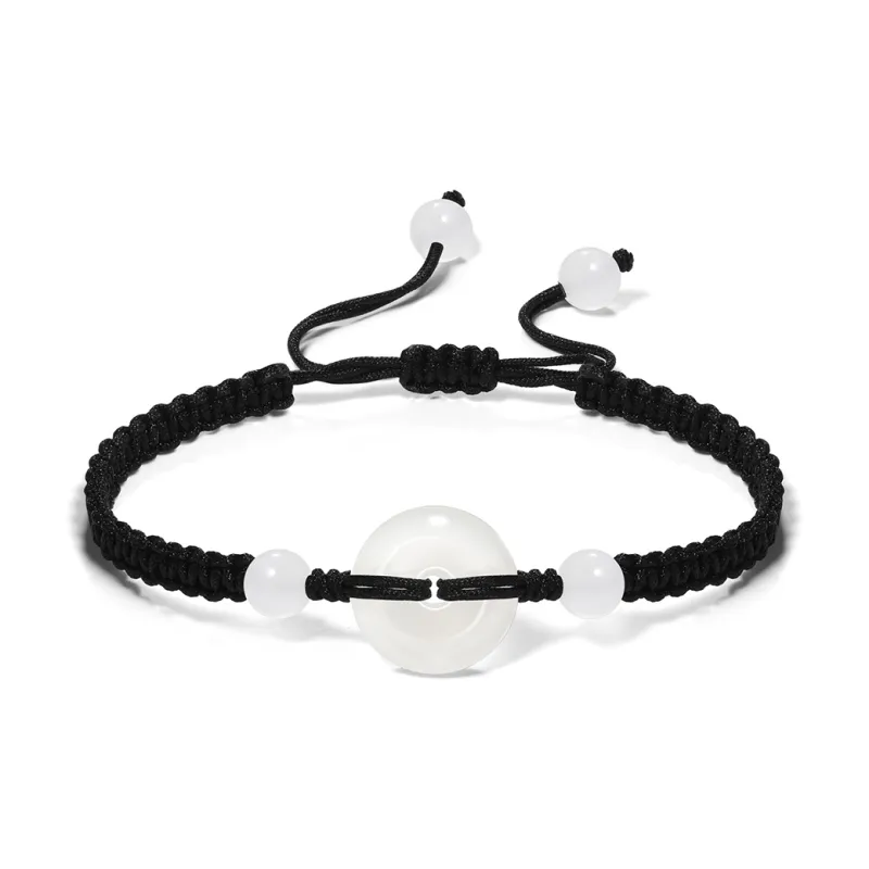 Bermuda Eyes Chalcedony Jade Bracelets Unisex-2