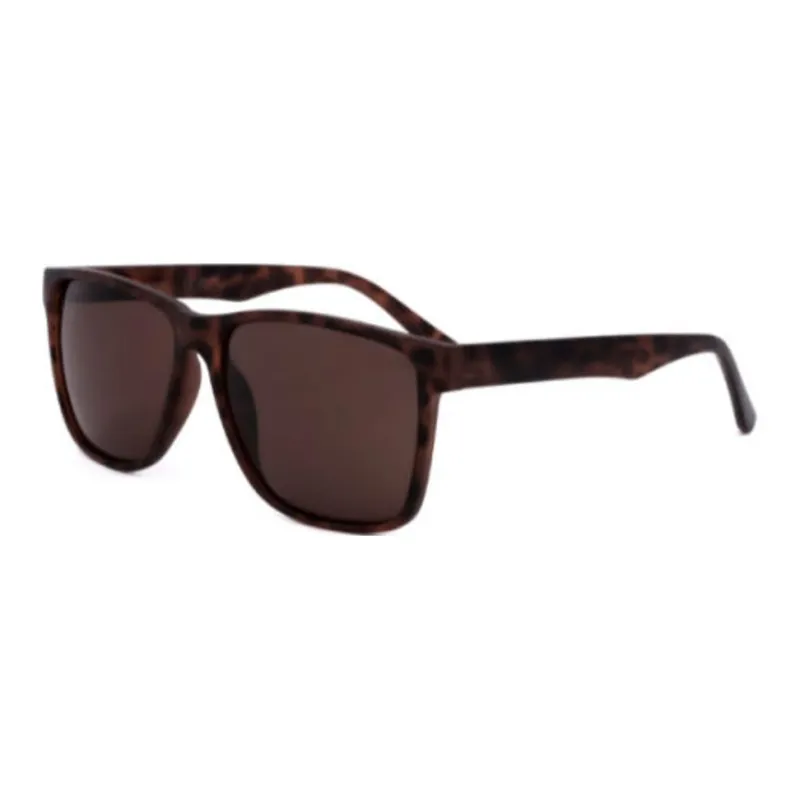 CK/Calvin Klein PVC Polyvinyl Chloride Rectangular Sunglasses Unisex Brown-0