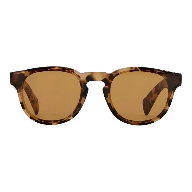 TOD'S Acetate Round Sunglasses Women's Brown-1