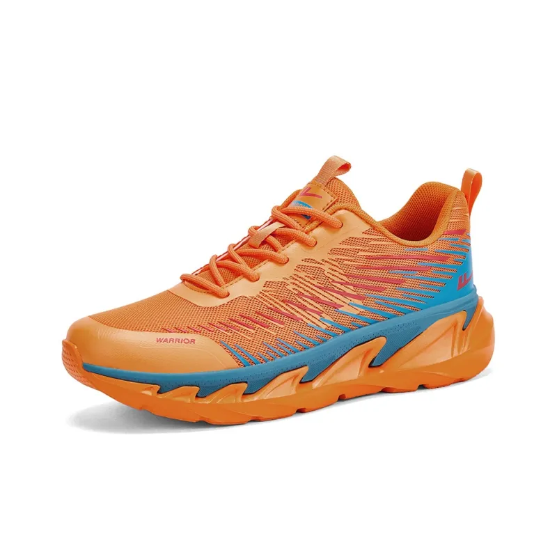 Warrior Rebound Wear Resistant Slip Resistant Low Top Casual Shoes Men's Orange Yellow-1