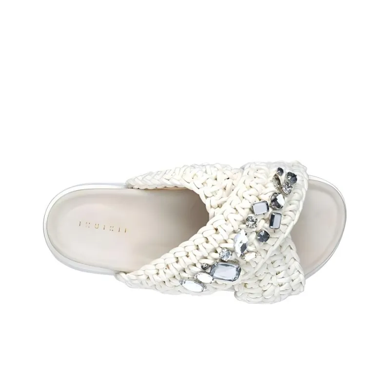Inuikii Slide Slippers Women's White-2