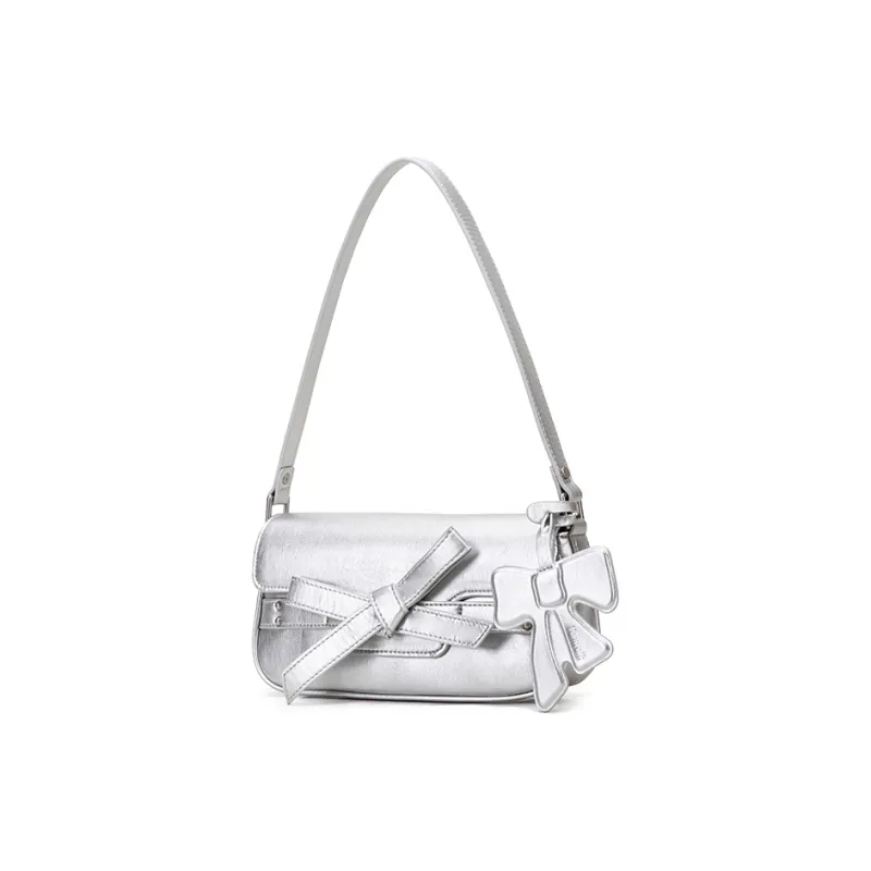 VANWALK PU Handbag, Shoulder Bag Women's Black/Blue/Silver-12